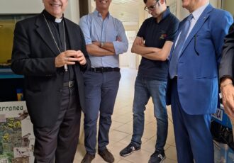 Mons. Angelo Spina, arcivescovo di Ancona in visita al Parco del Conero